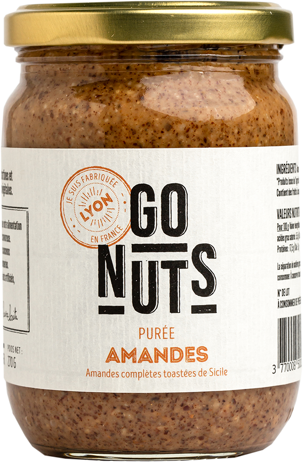 Purée d'amandes complètes toastées bio (origine Italie) - 270 g