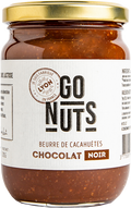 Beurre de cacahuètes chocolat noir bio - 270 g