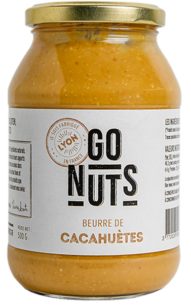 Beurre de cacahuètes bio (origine Egypte) - 500 g