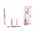 Mascara cheveux double-embout rose et violet