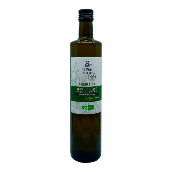 Huile d'olive vierge extra puissante bio (origine Portugal) - 75 cl