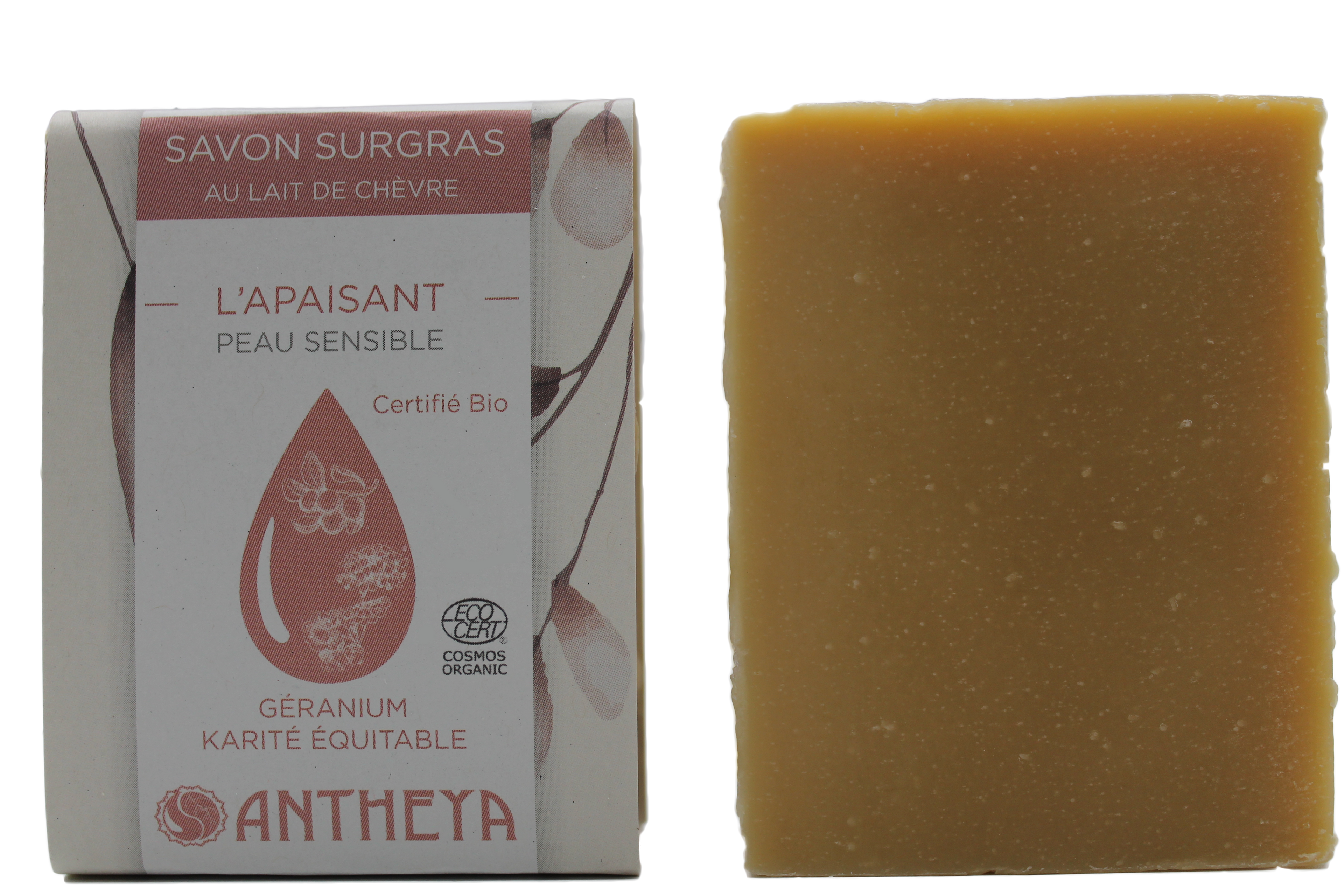 Savon lait de chèvre - apaisant peaux sensibles (bande papier) - 100 g