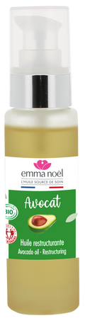 Huile vierge d'avocat bio - 50 mL