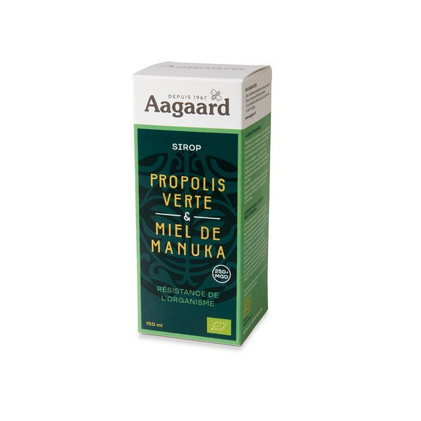 Sirop propolis verte et miel de manuka bio - 150 ml