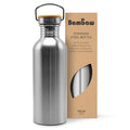 Bouteille non-isotherme en acier inoxydable (couleur Acier Naturel) - 750 mL