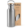 Bouteille isotherme en acier inoxydable (couleur Acier Naturel) - 750mL