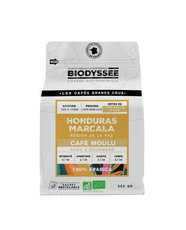 Café moulu grand cru honduras marcala (origine Honduras) - 250 g