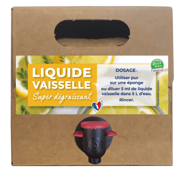 Liquide vaisselle super dégraissant pin/citron - 3 l