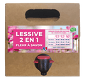 Lessive liquide 2 en 1 fleur à savon - 3 l