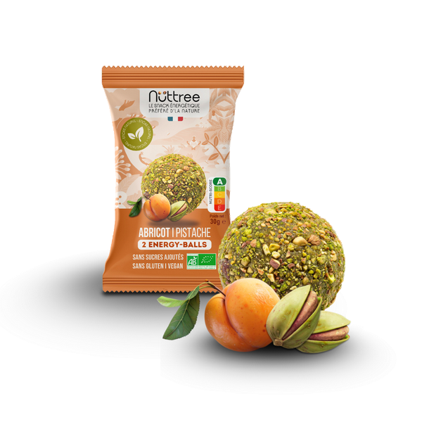 Balls bio abricot pistache (prèt à vendre) - 2 balls de 15g x 15