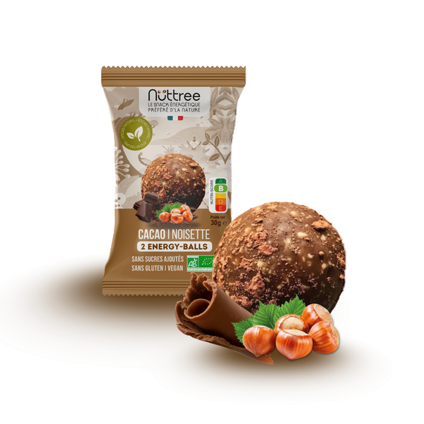 Balls bio cacao noisette (prèt à vendre) - 2 balls de 15g x 15