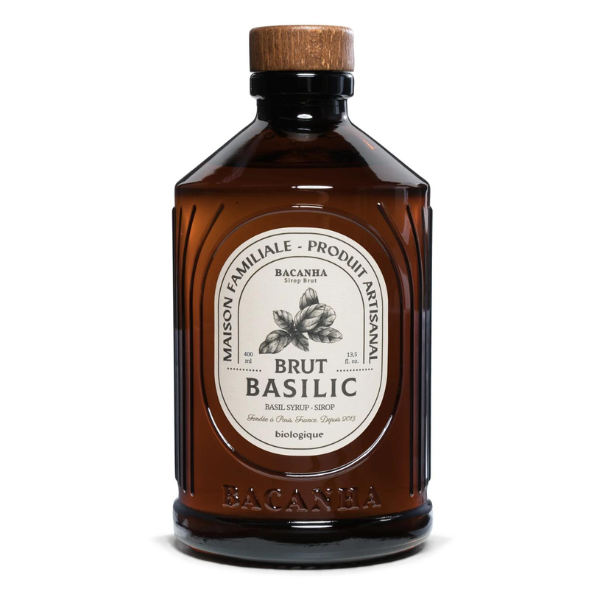 Sirop de basilic brut bio - 400 ml