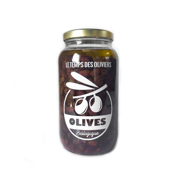 Olives kalamata dénoyautées bio Vrac (origine Grèce) - 2.6 kg