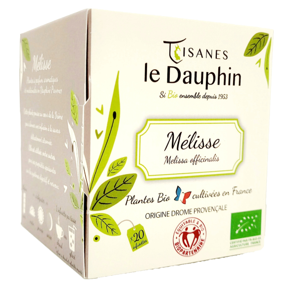Infusion bio mélisse origine drôme (origine France) - 20 infusettes