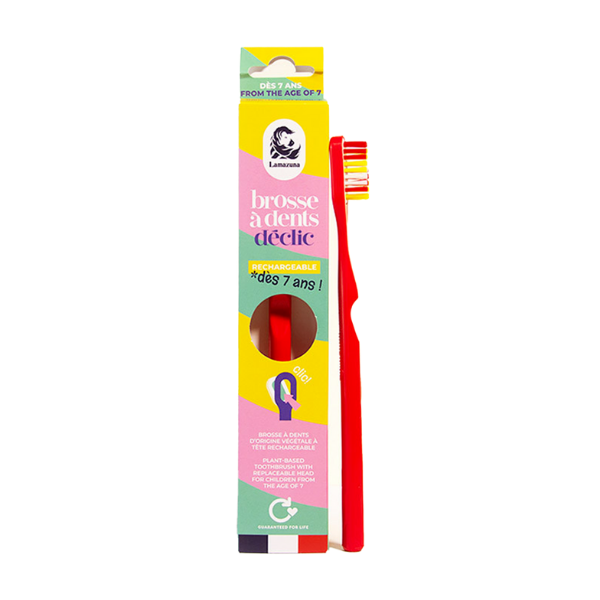 Brosse à dents - enfant - eu rouge
