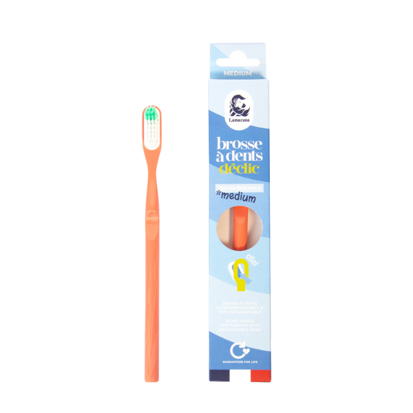 Brosse à dents - medium - eu corail