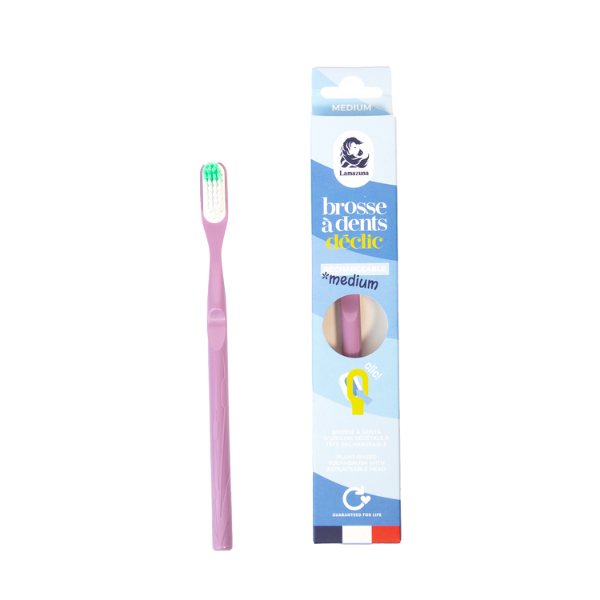 Brosse à dents - medium - eu lilas