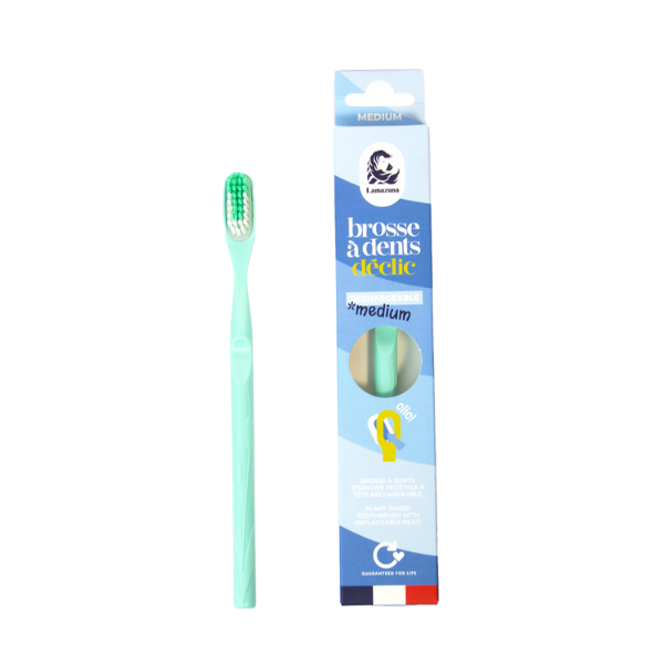 Brosse à dents - medium - eu vert d'eau