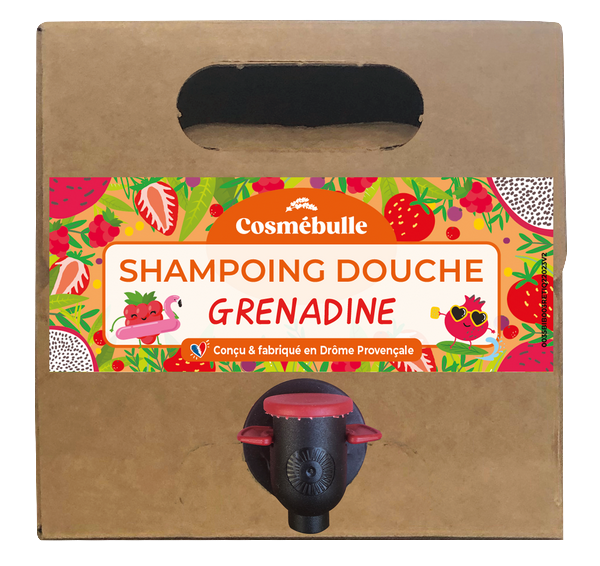 Shampoing enfant grenadine (bib format familial) - 3 l