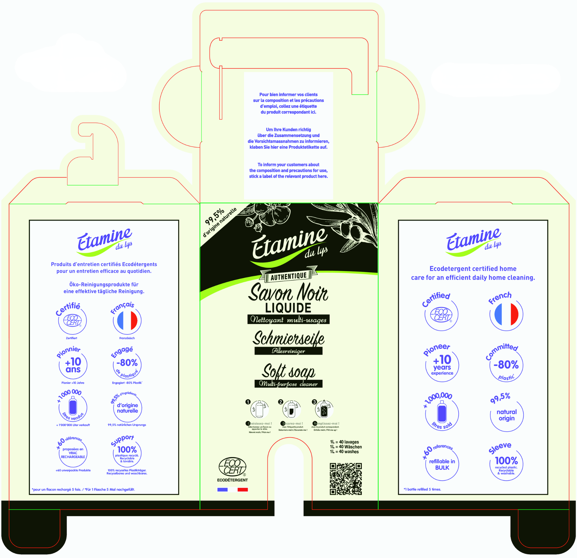 Casquette pour le savon noir  10 kg