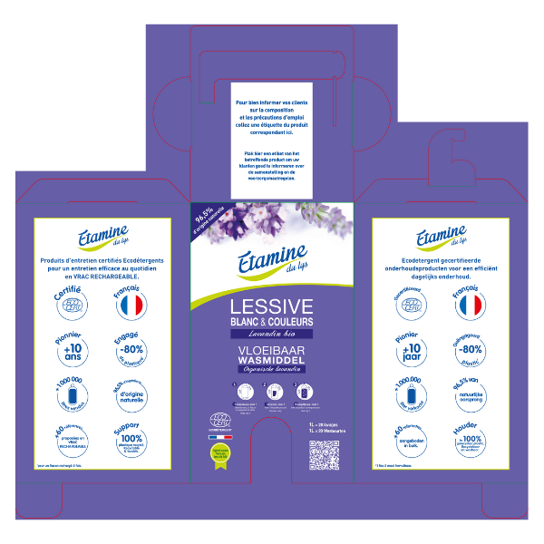 Casquette pour la lessive lavandin 10 kg