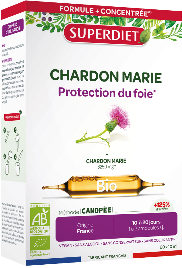 Chardon marie bio - 20 x 10 mL