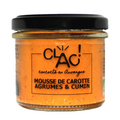 Mousse de carotte agrumes cumin bio - 100 g