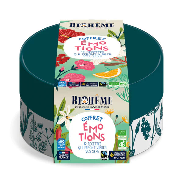 Coffret Emotions bio - 60 infusettes