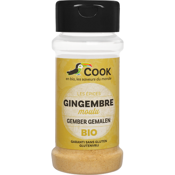 Gingembre en poudre  bio (origine Madagascar) - 30 g