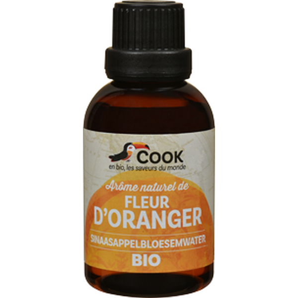 Arôme naturel bio de fleur d'oranger - 50 mL