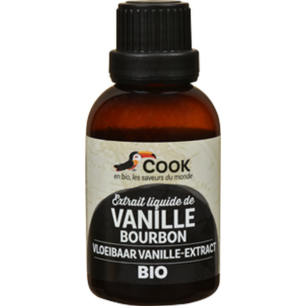 Extrait liquide de vanille bourbon bio (origine Hors UE) - 40 mL