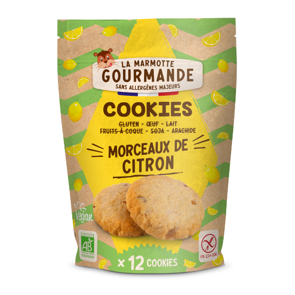 Cookies citron sans allergène - 150 g