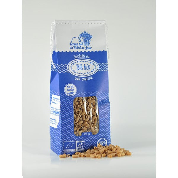 Coquillette blé ancien semi complet bio - 500 g