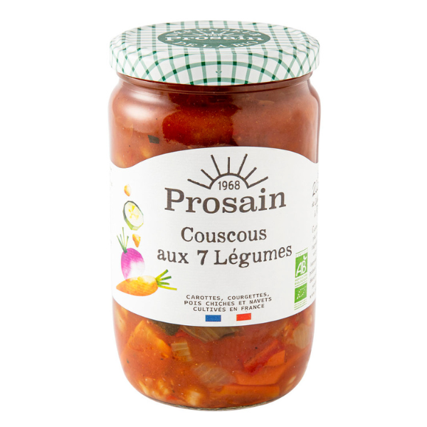 Couscous 7 légumes bio (préparation sans semoule) - format familial - 1 kg