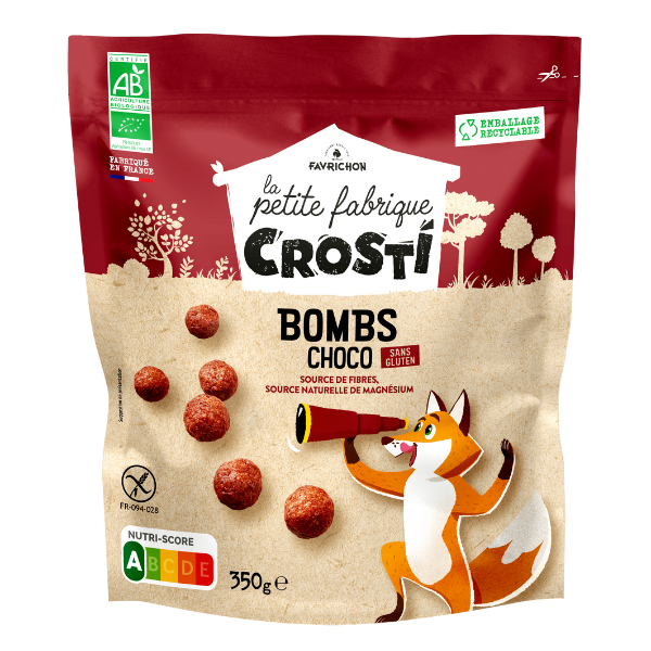 Crosti céréales bombs choco bio - 350 g