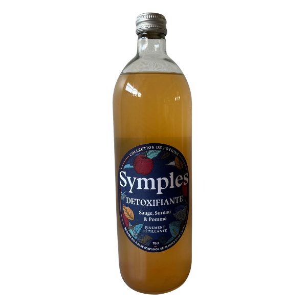 Infusion pétillante détoxifiante bio - 75 cl x 6