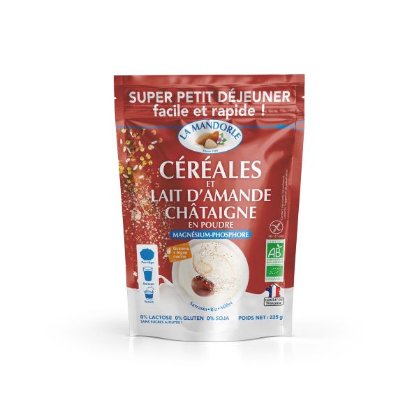 Préparation instantanée petit déjeuner châtaigne bio  - 225 g