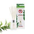 Diffuseur anti-moustique avec 8 bâtonnets en rotins