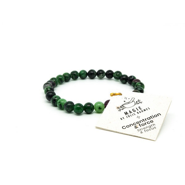 Bracelet concentration rubis zo√Øste