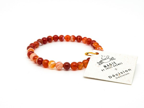 Bracelet décision cornaline
