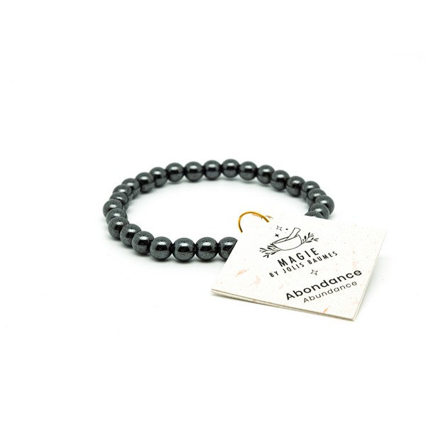 Bracelet abondance h√©matite