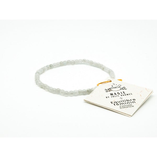 Bracelet equilibre f√©minin pierre de lune