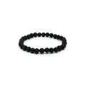 Bracelet equilibre masculin pierre de lave