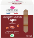 Savonnettes argan bio - 3 x 150 g
