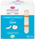 Savonnettes coco bio - 3 x 150 g