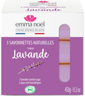 Savonnettes lavande bio - 3 x 150 g