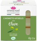 Savonnettes olive bio - 3 x 150 g