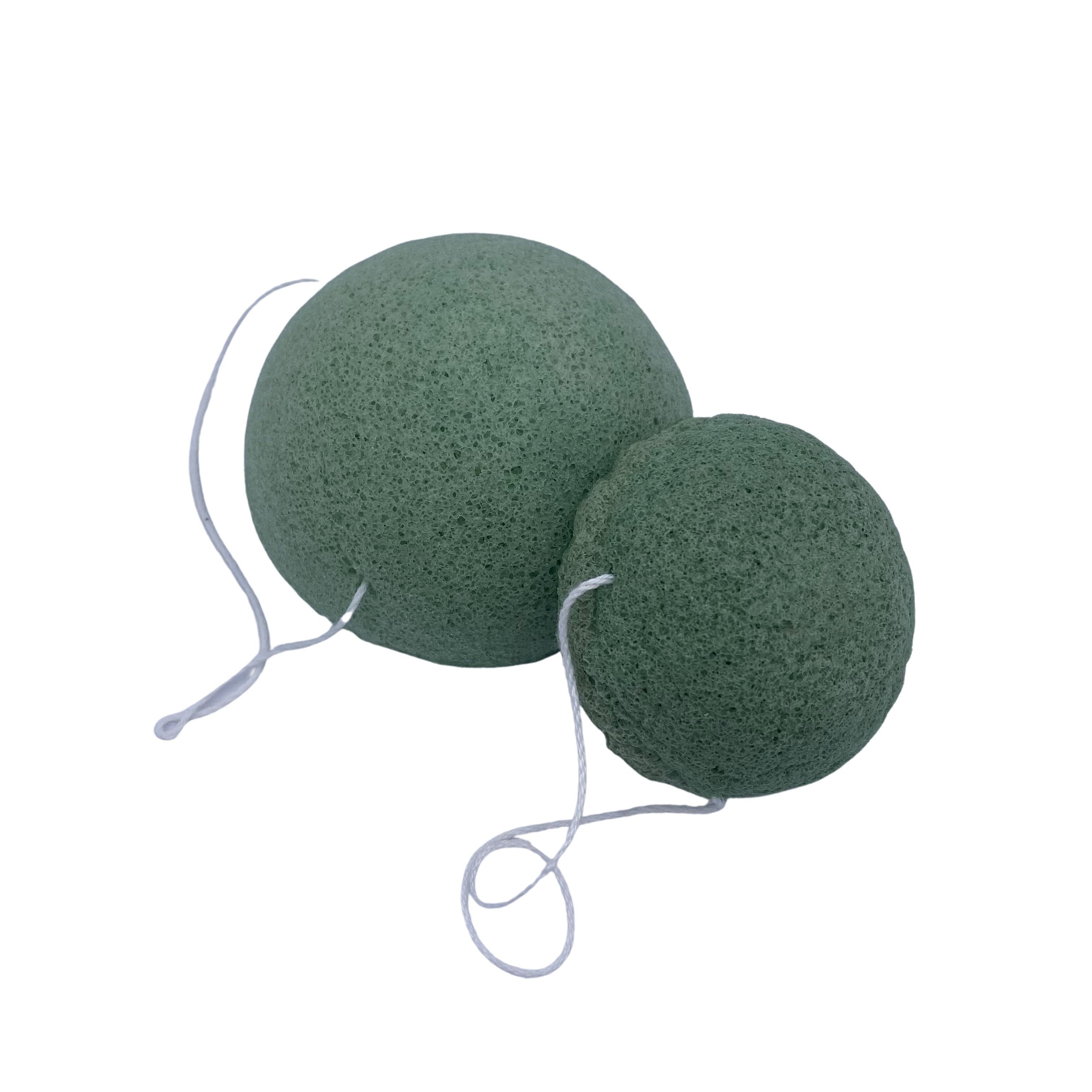 Eponge konjac verte thé vert Vrac
