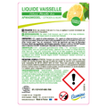 Etiquettes pour le liquide vaisselle ultra dégraissant citron-menthe (rouleau) - x 50