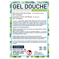 Etiquettes pour le gel douche protecteur olive (rouleau) - x 50